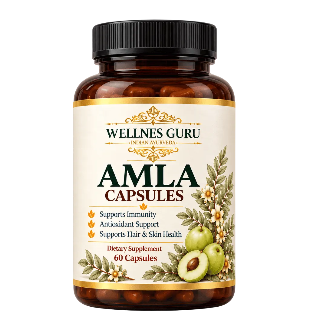 Ayurvedic Amla Capsules Bottle